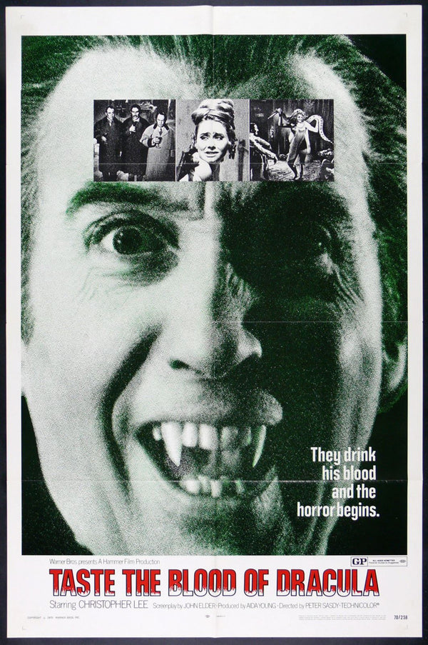 Original Taste the Blood of Dracula movie poster