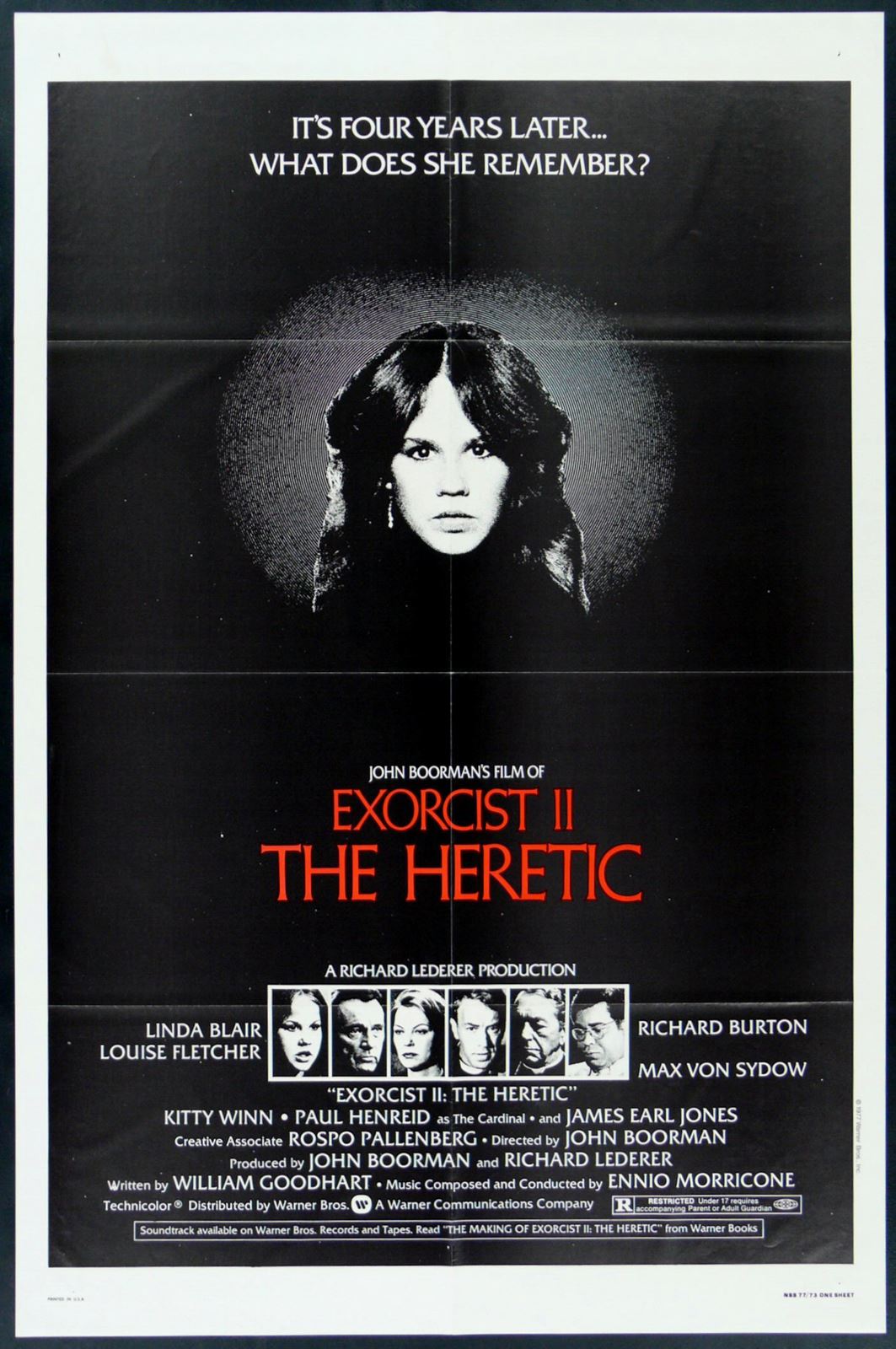 Original Exorcist II: The Heretic movie poster