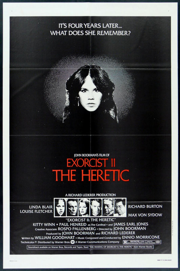 Original Exorcist II: The Heretic movie poster
