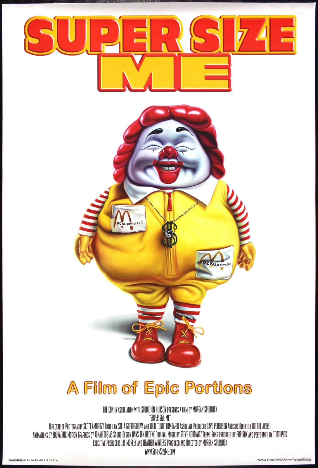 Original Super Size Me movie poster