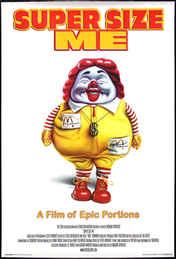 Original Super Size Me movie poster