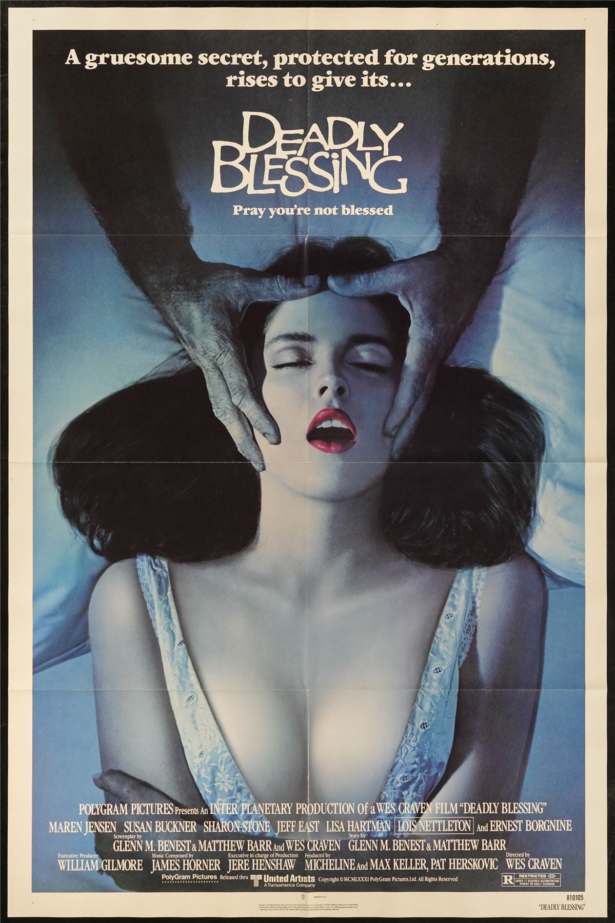 Original Deadly Blessing movie poster