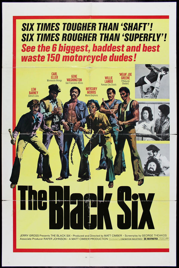 Original The Black Six movie poster