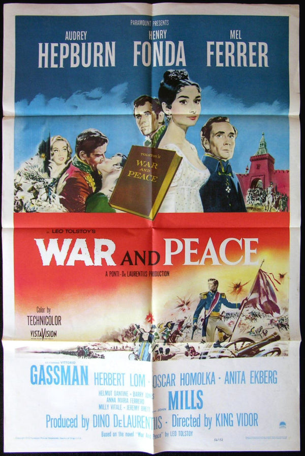 Original War and Peace movie poster