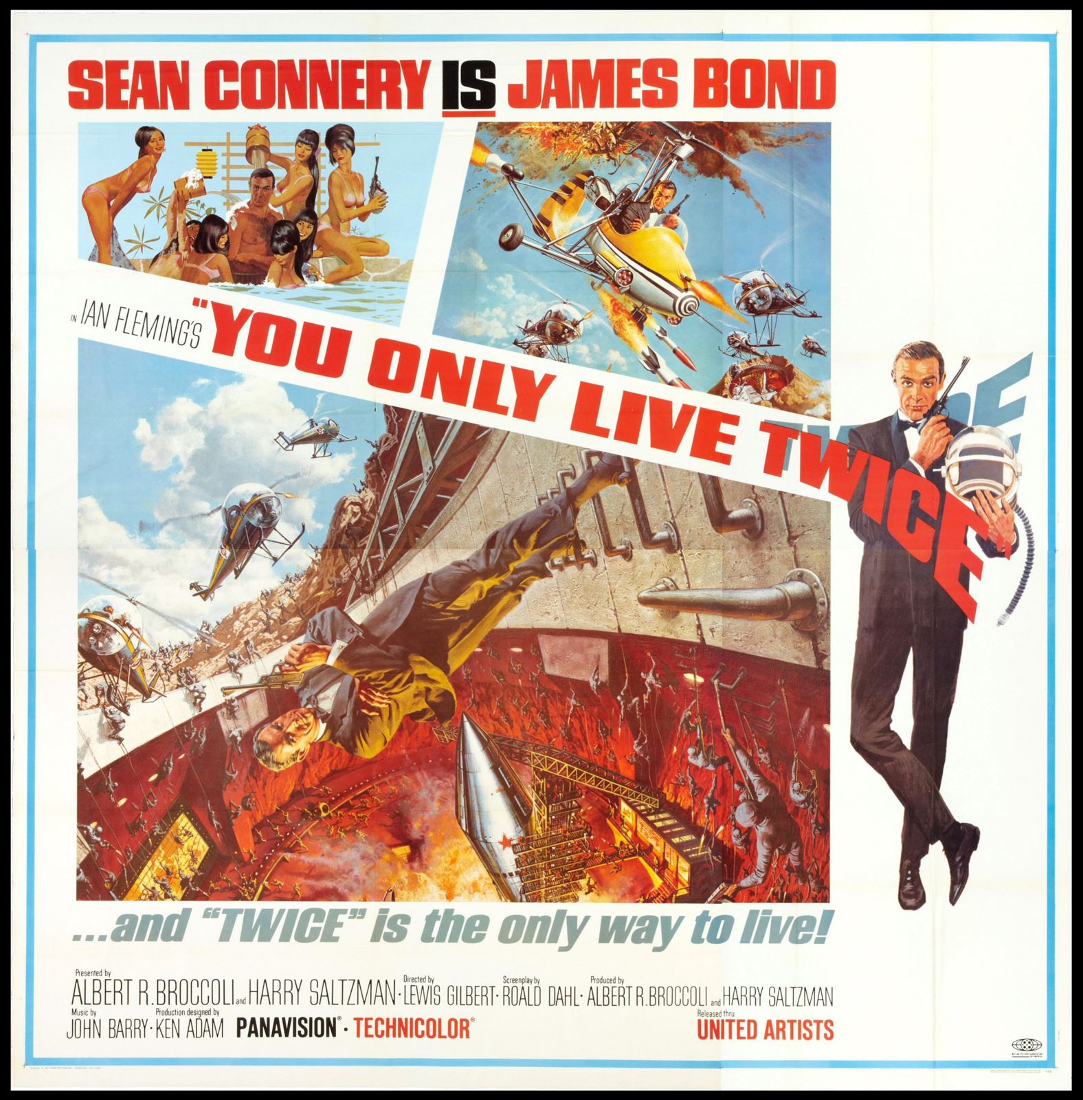 Original You Only Live Twice movie poster