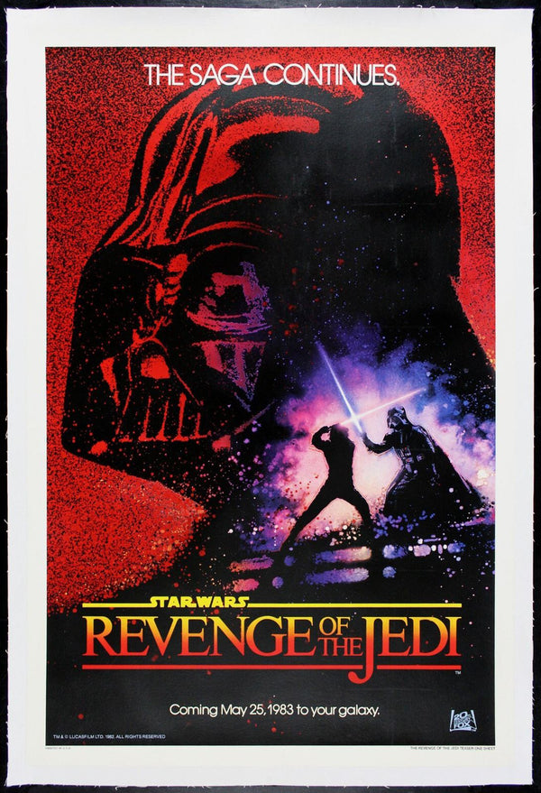 Original Return of the Jedi movie poster
