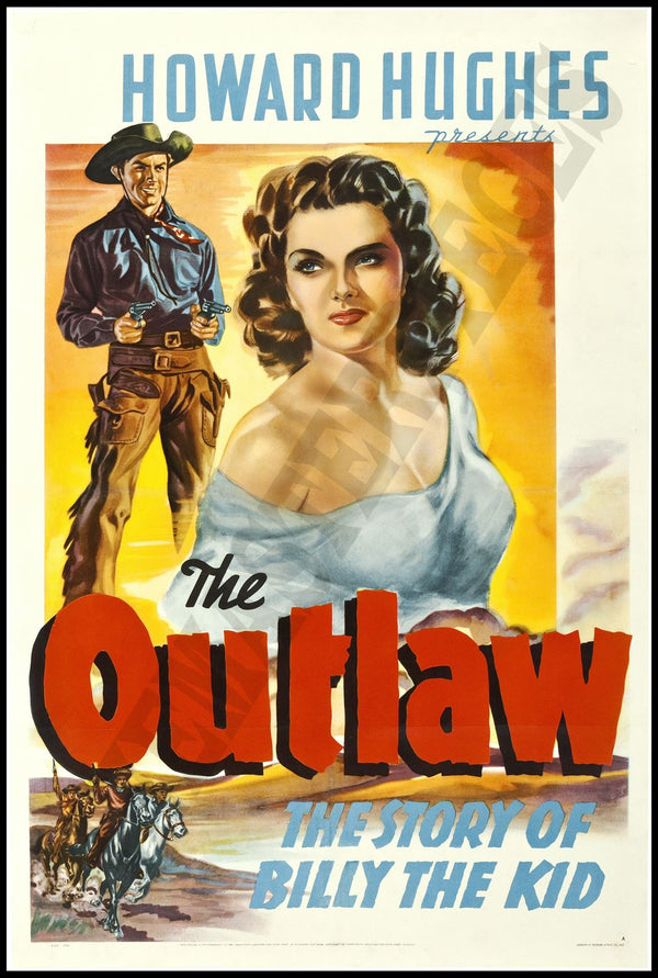 Original The Outlaw movie poster