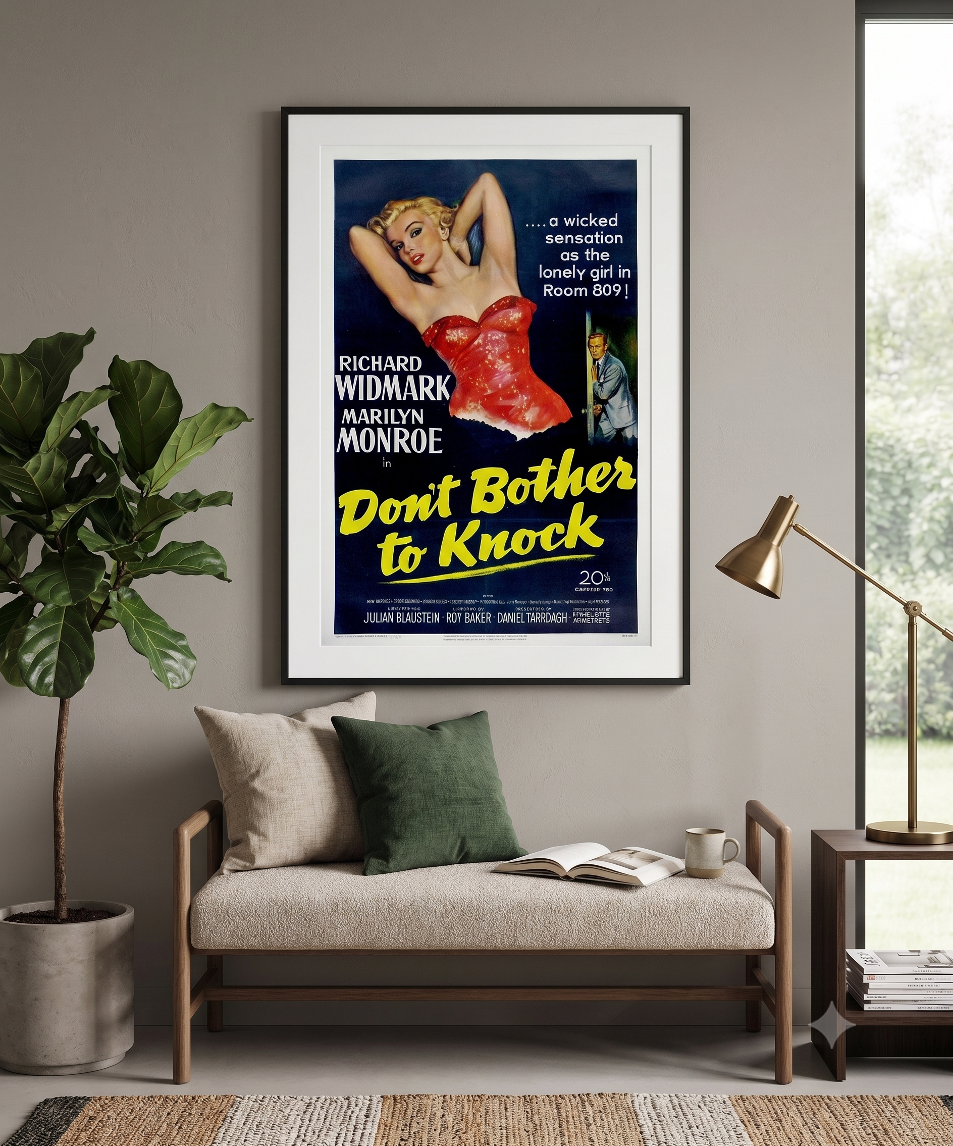 Original Don't Bother to Knock movie poster