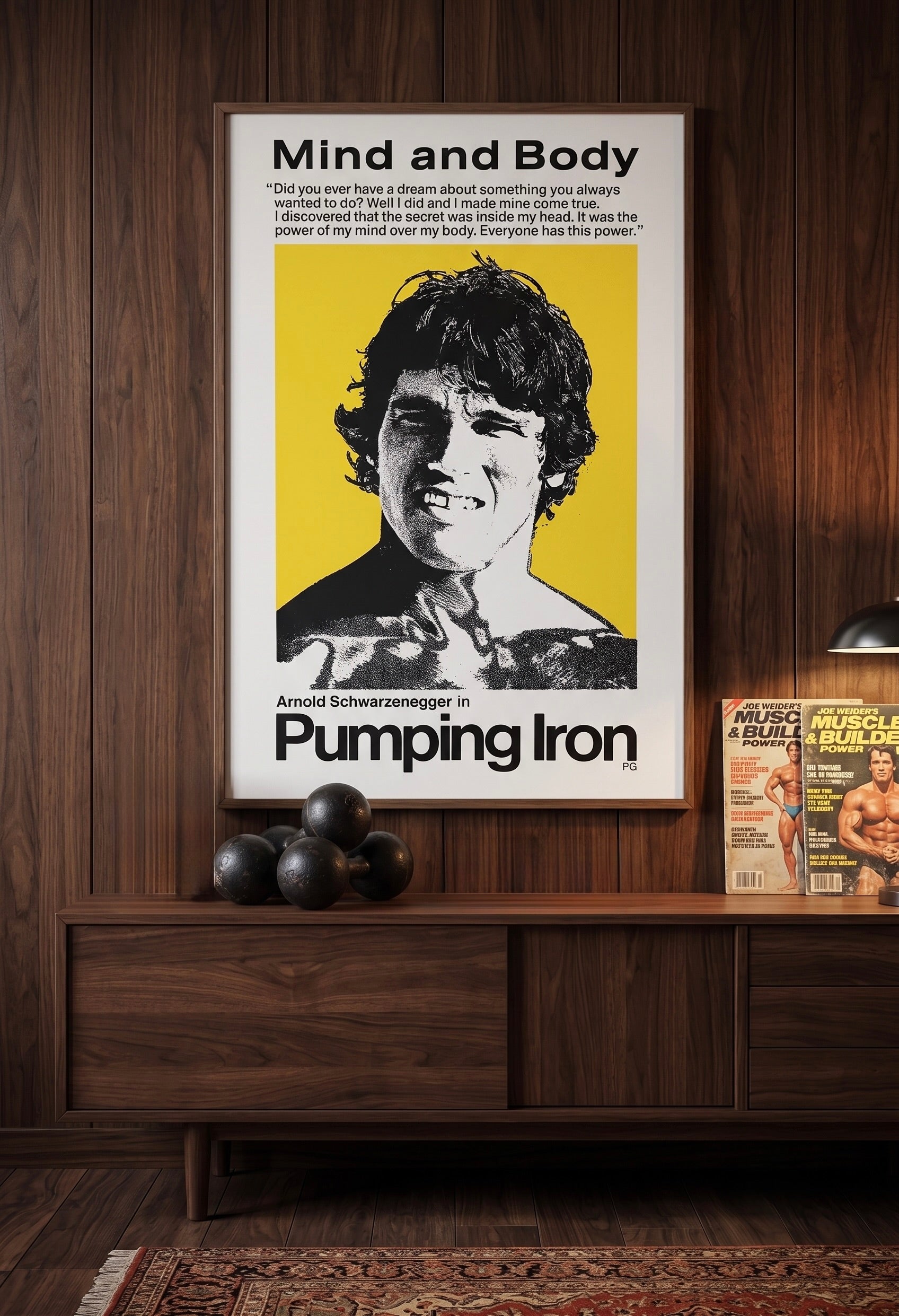 Original Pumping Iron movie poster