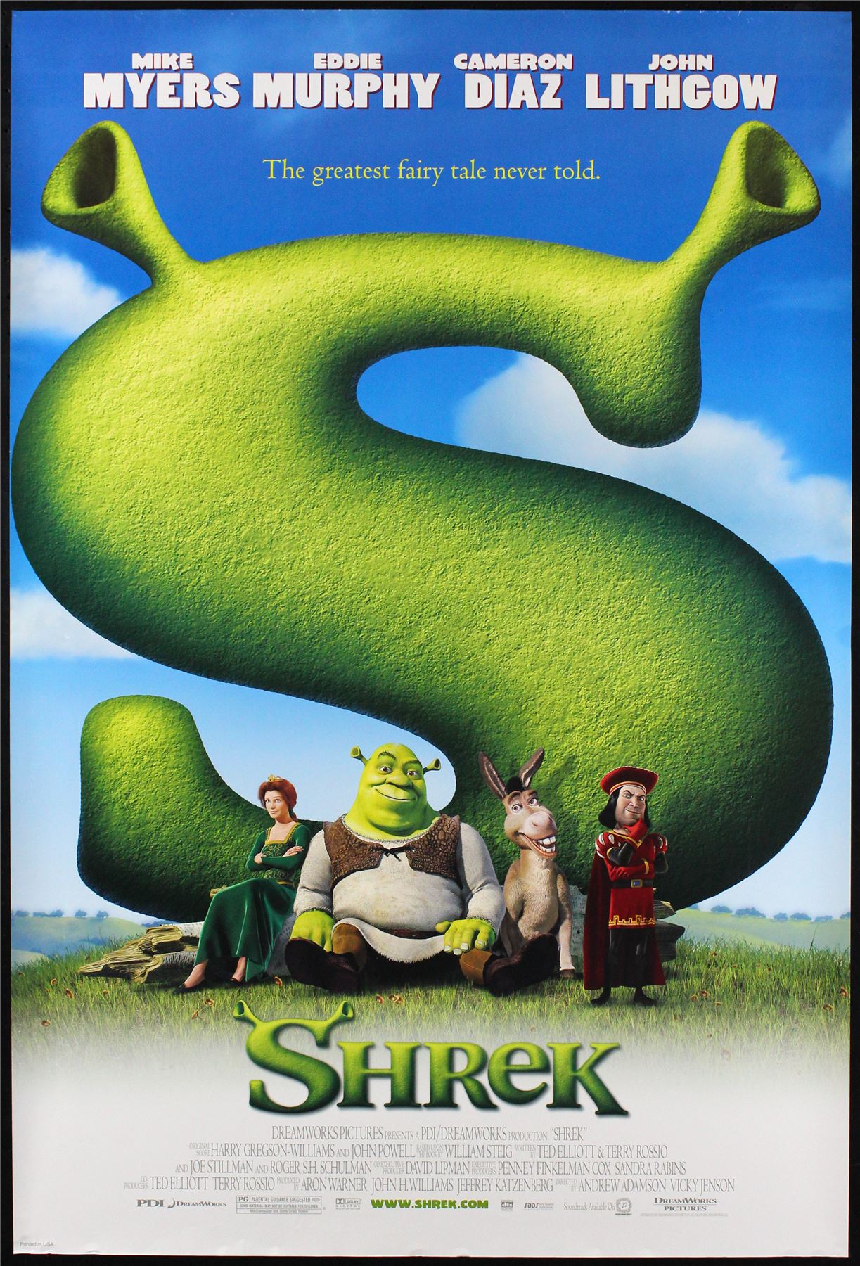 Original Shrek movie poster