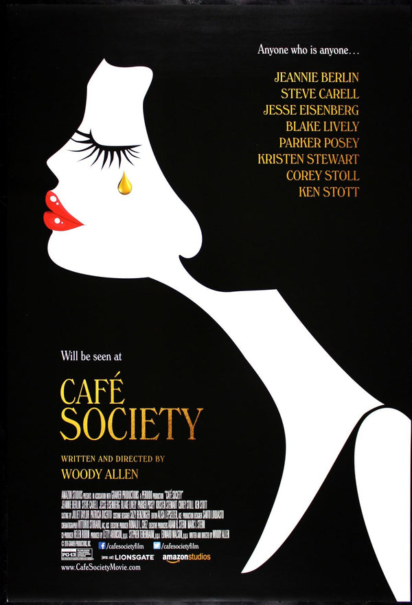 Original Cafe Society movie poster