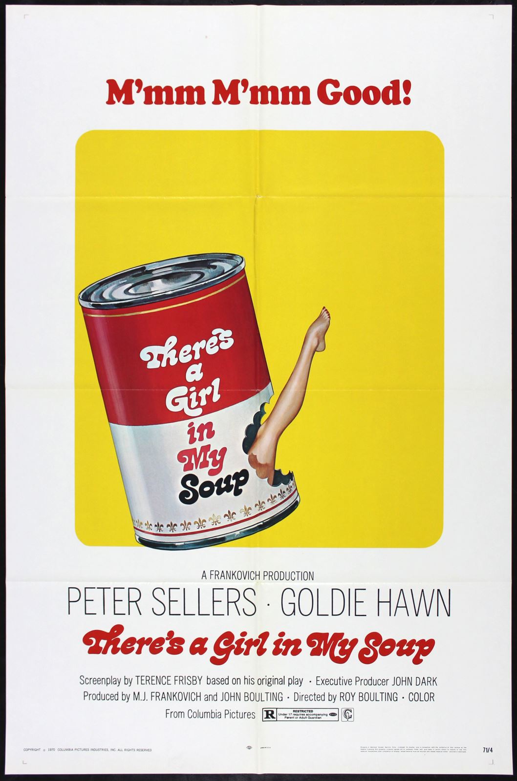 Original There's a Girl in My Soup movie poster