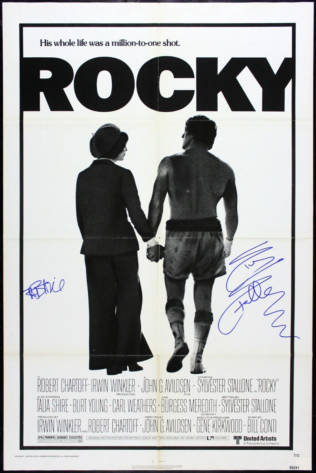 Original Rocky movie poster
