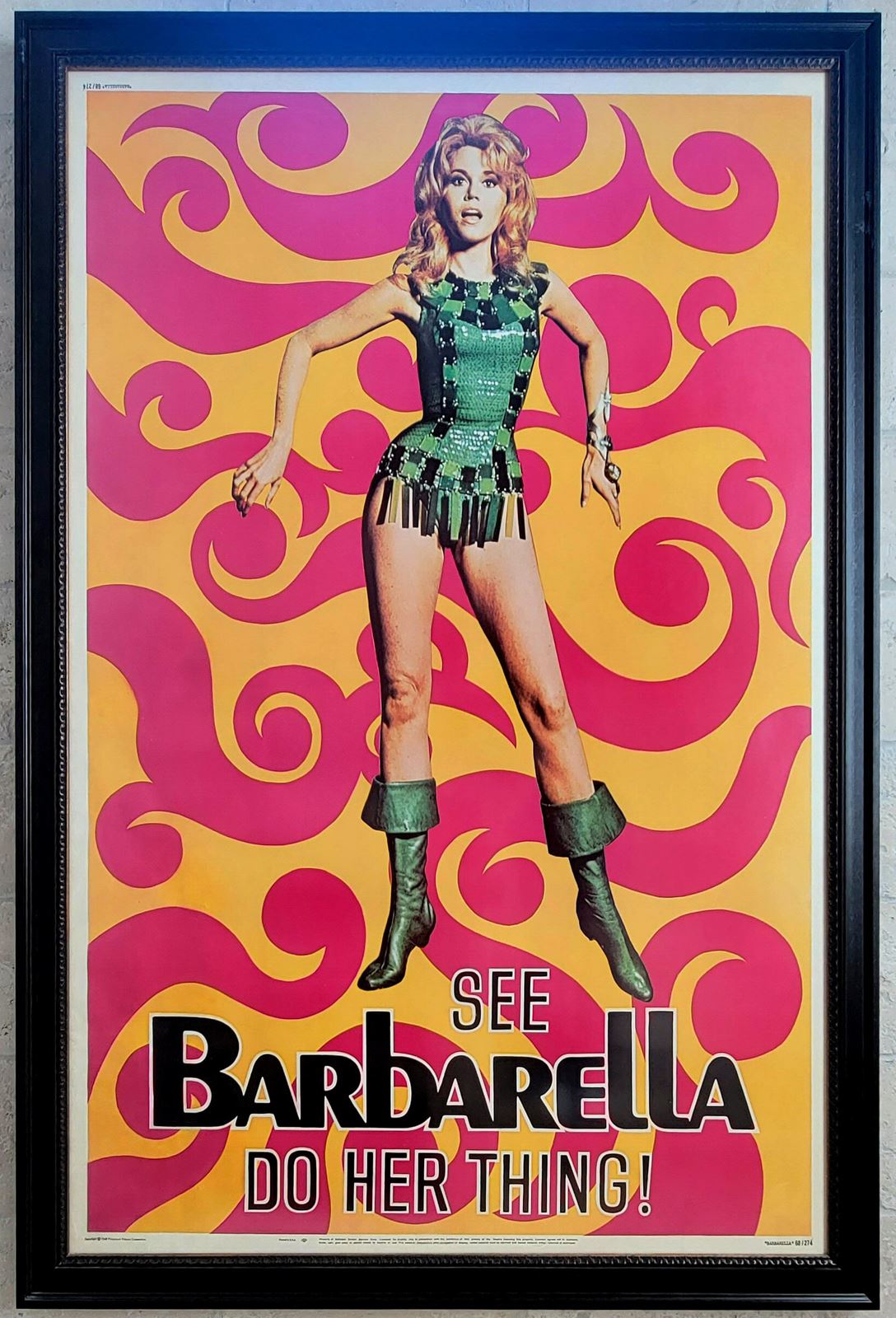 Original Barbarella movie poster