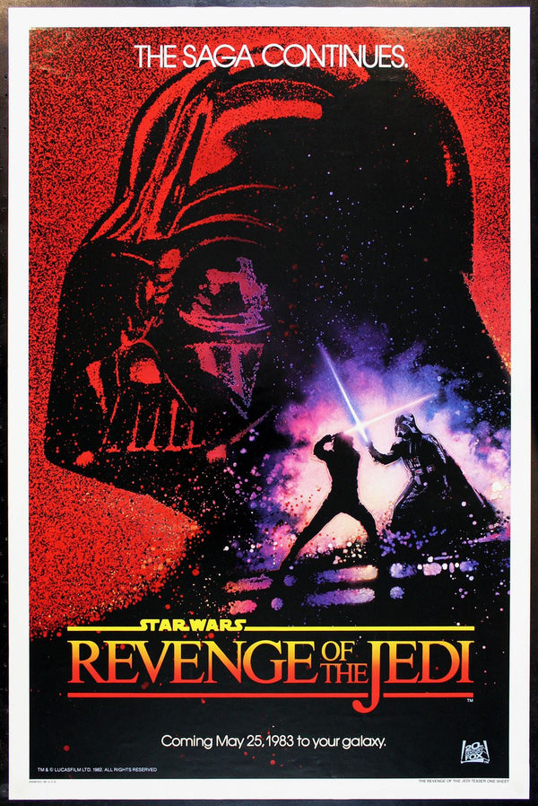 Original Return of the Jedi movie poster