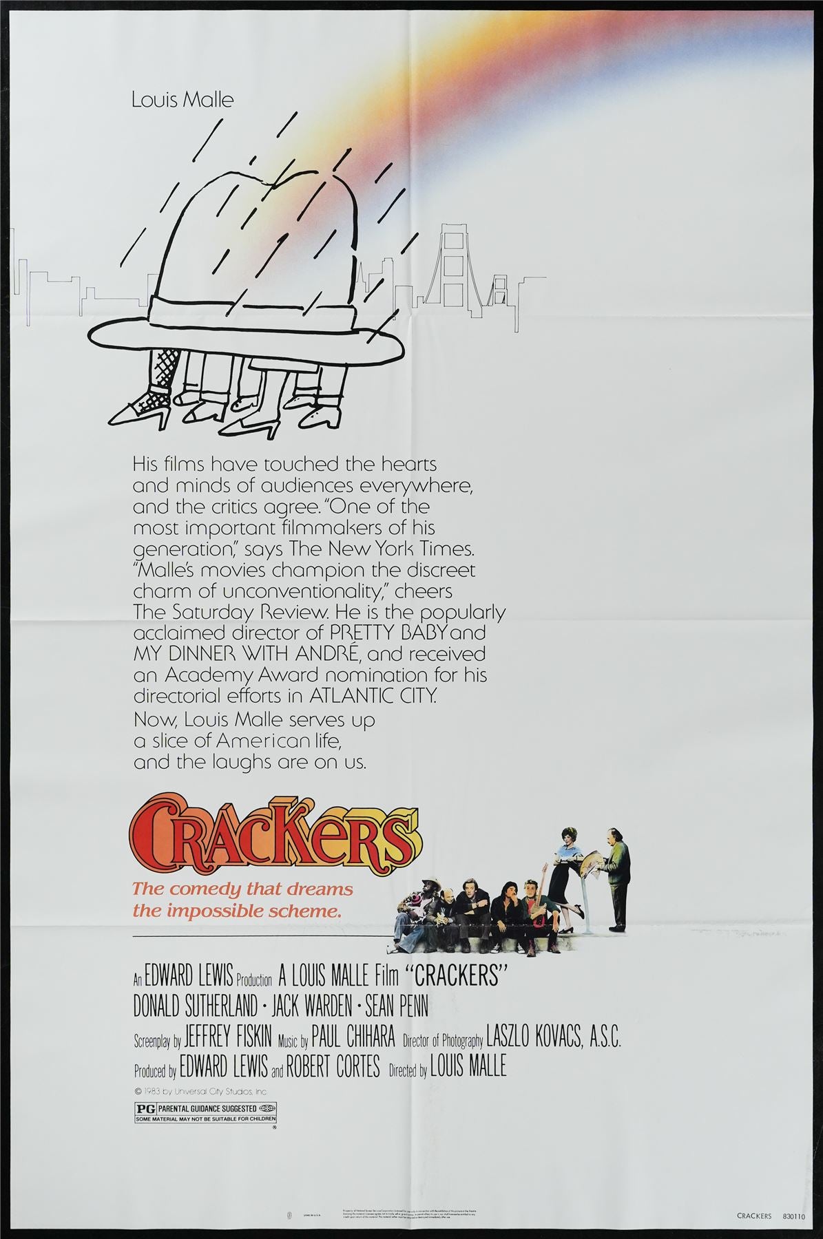Original Crackers movie poster