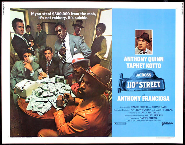 Original Across 110th Street movie poster