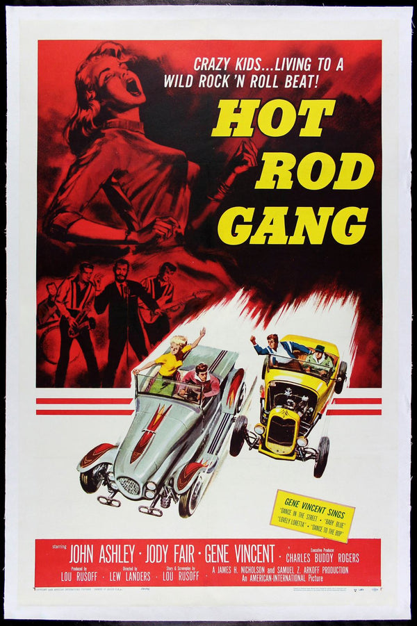 Original Hot Rod Gang movie poster