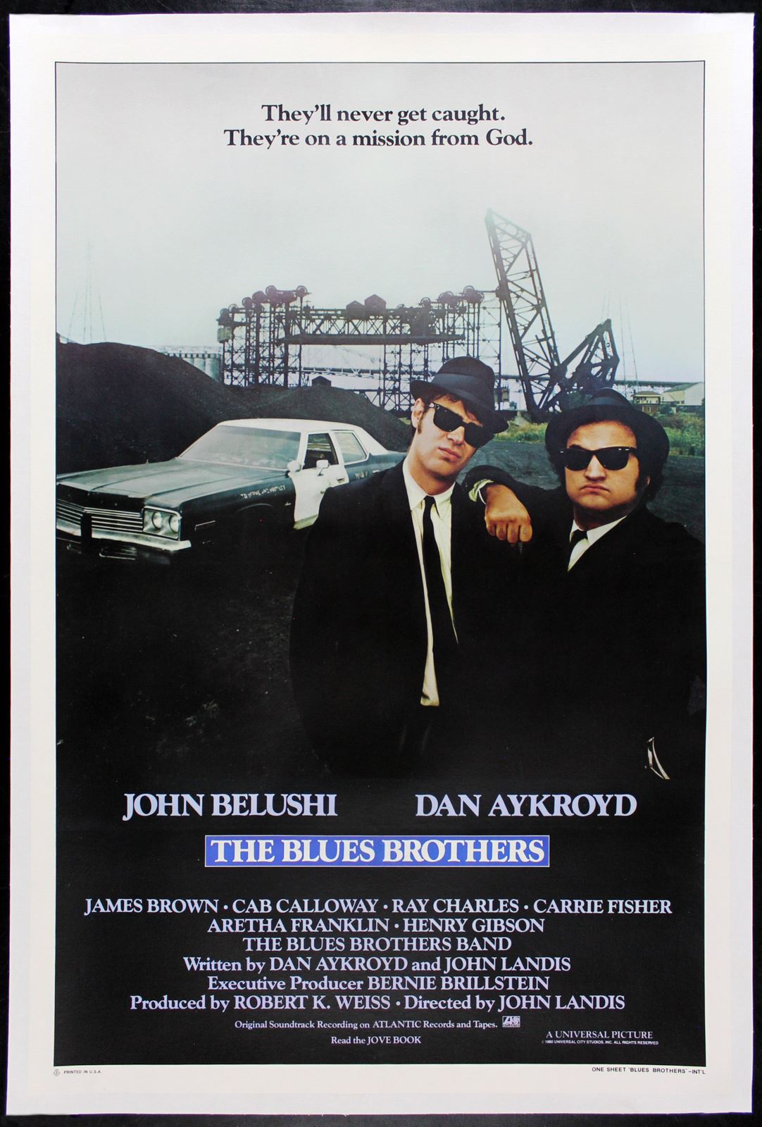 Original The Blues Brothers movie poster