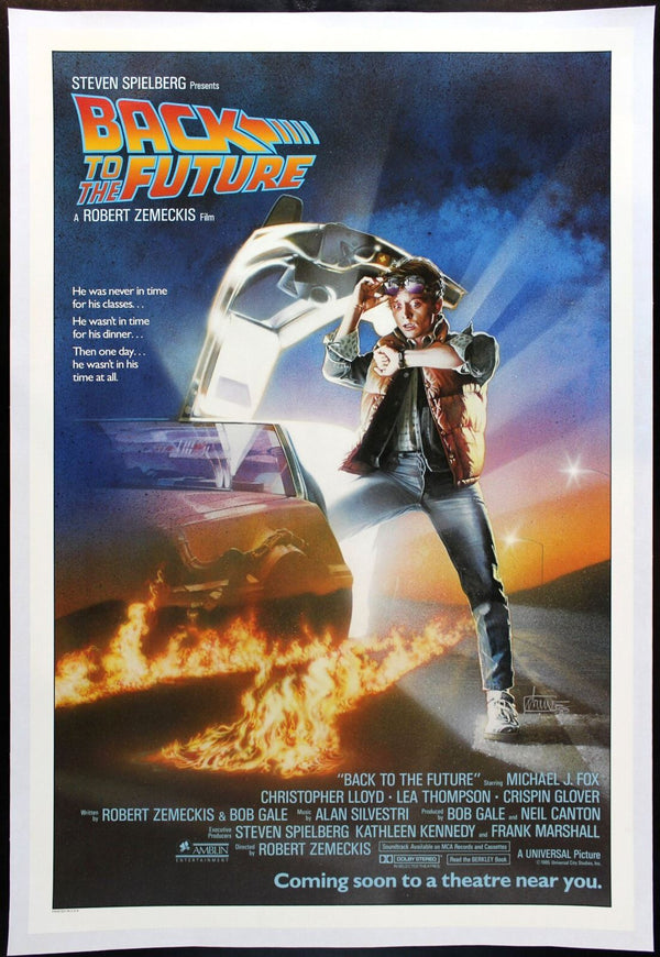 Original Back to the Future movie poster