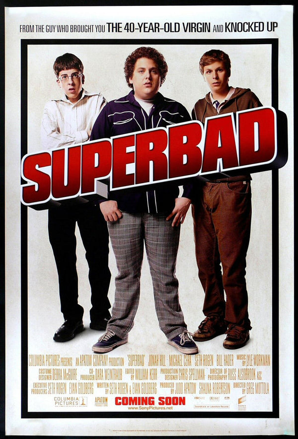 Original Superbad movie poster