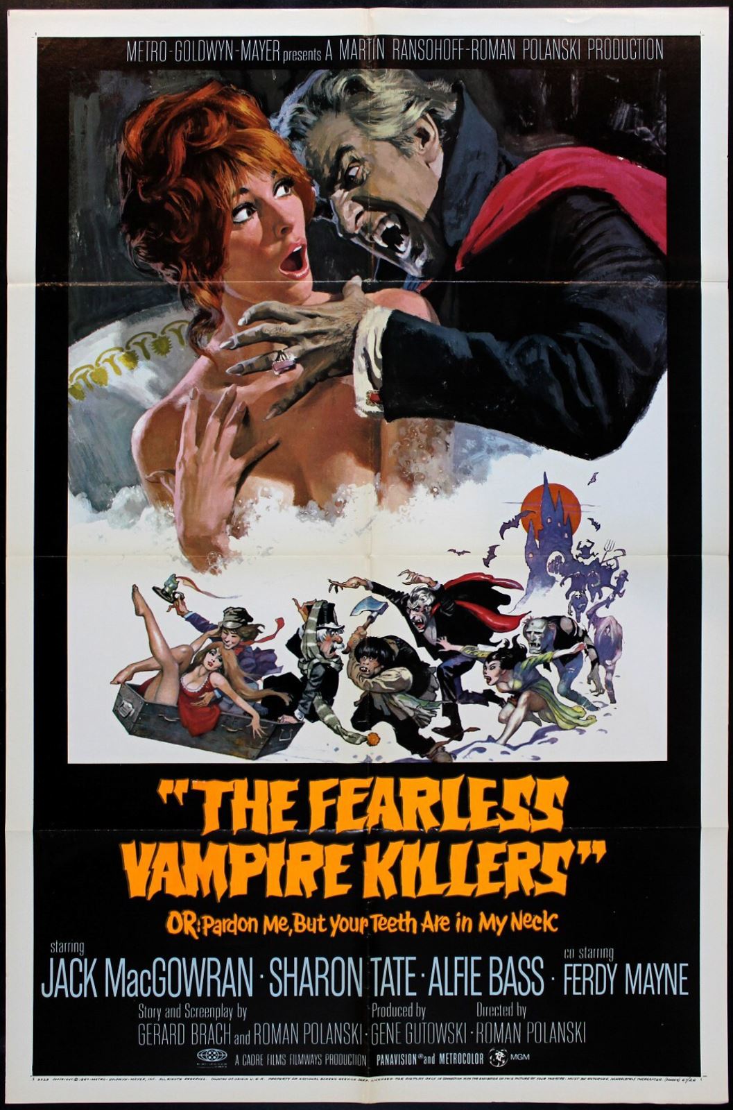 Original The Fearless Vampire Killers movie poster