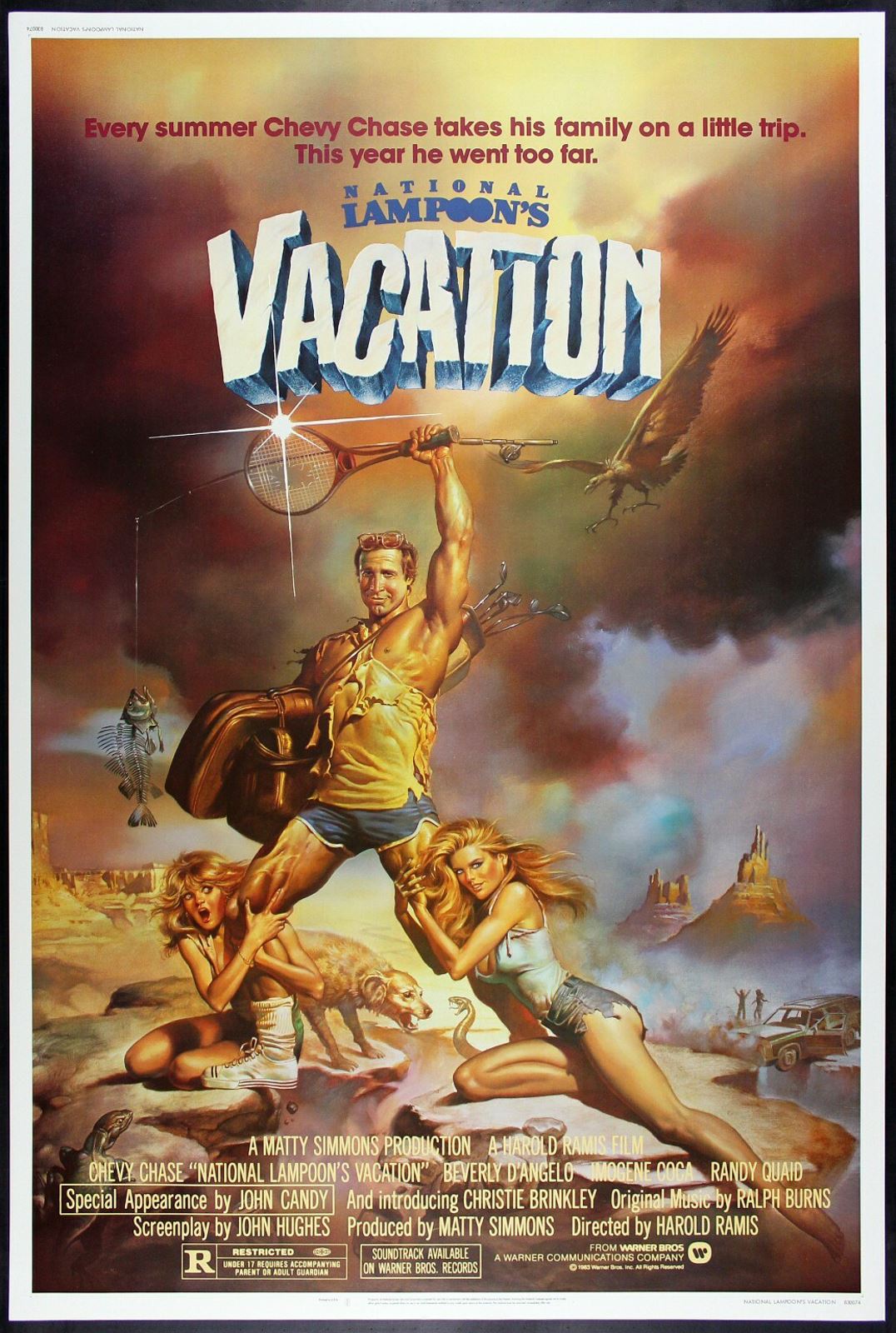 Original National Lampoon's Vacation movie poster