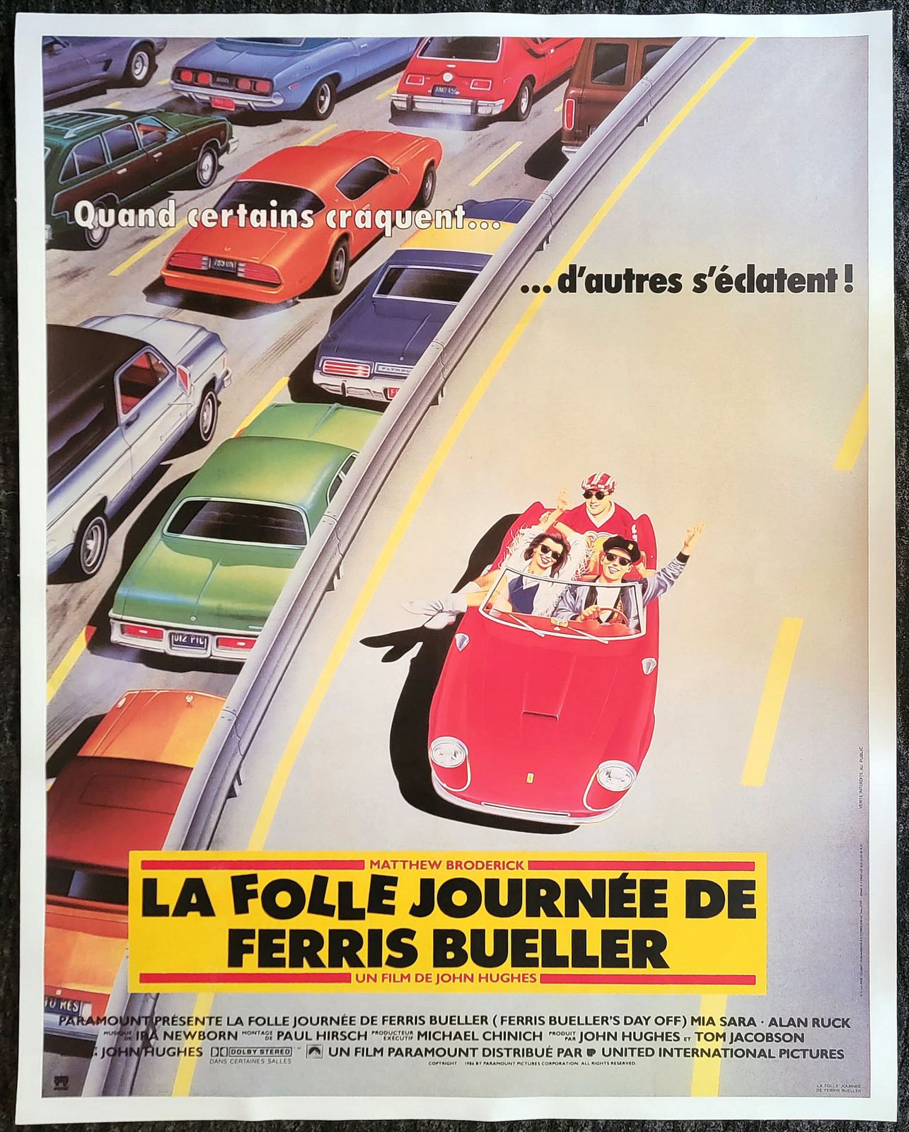Original Ferris Bueller's Day Off movie poster