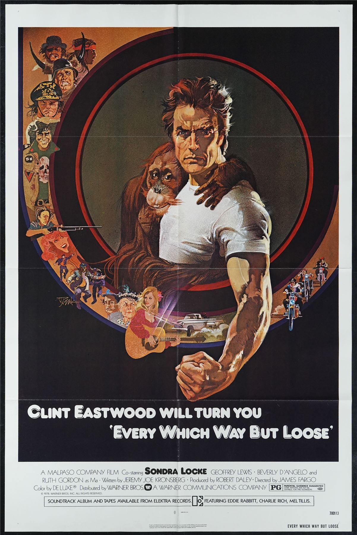 Original Every Which Way But Loose movie poster
