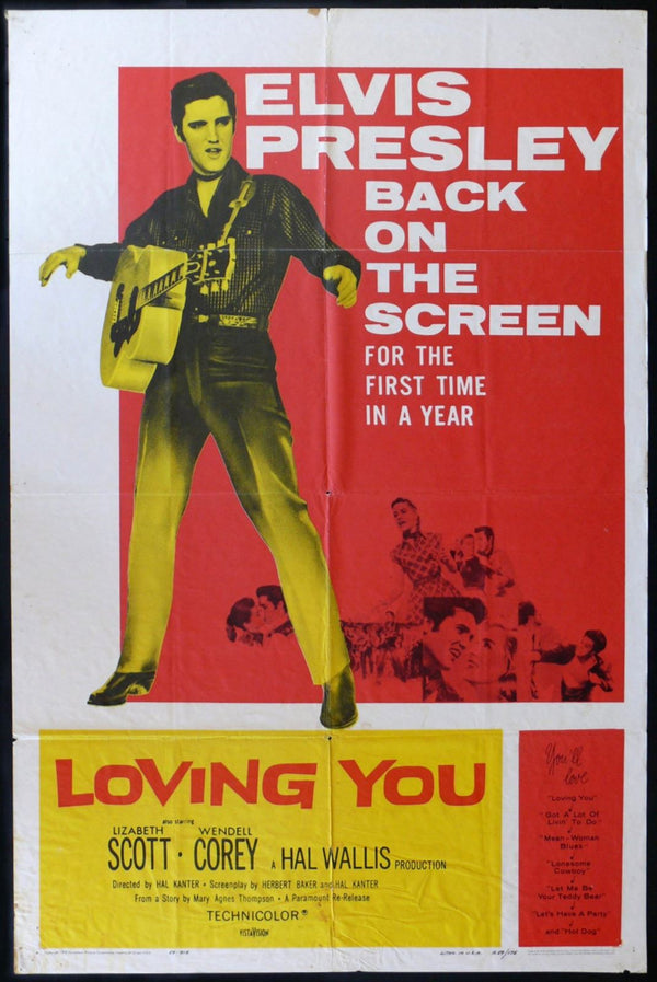 Original Loving You movie poster