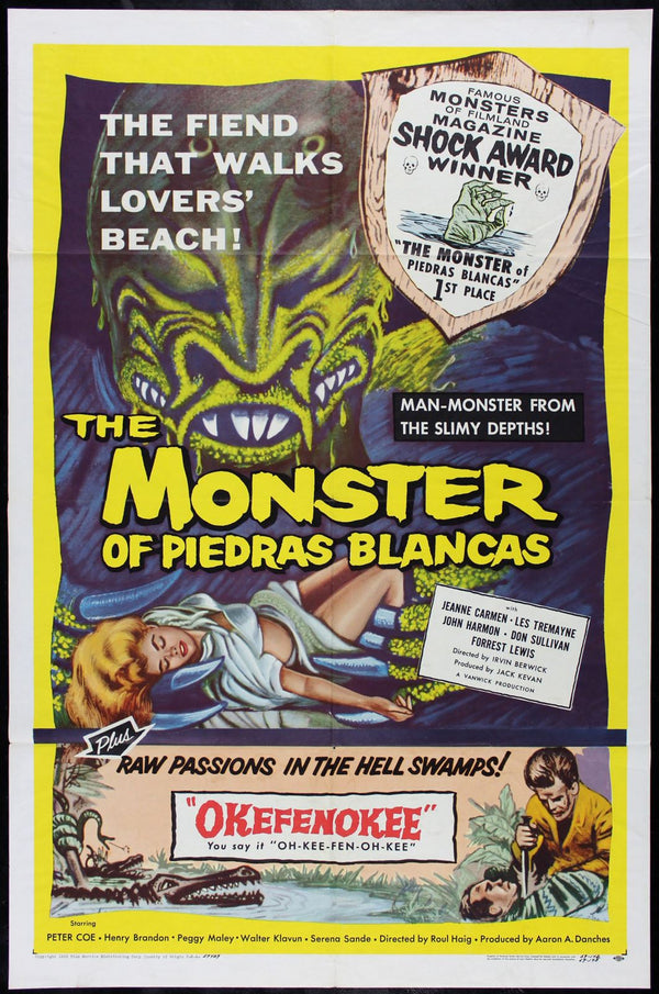Original Monster of Piedras Blancas movie poster