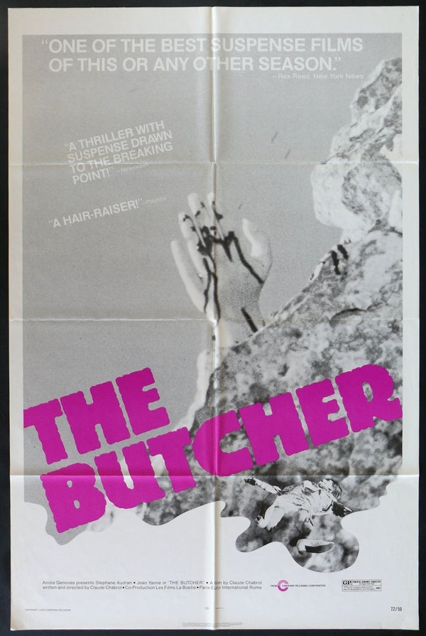 Original The Butcher movie poster