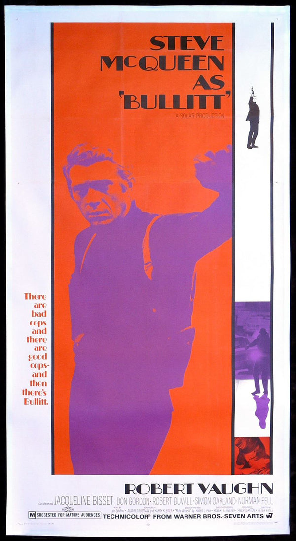Original Bullitt movie poster