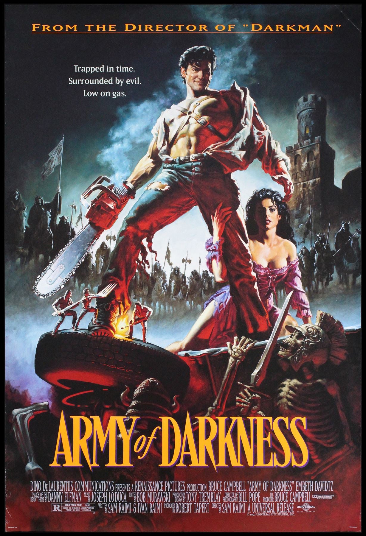 Original Army of Darkness movie poster
