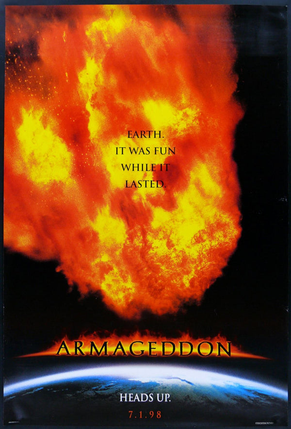 Original Armageddon movie poster