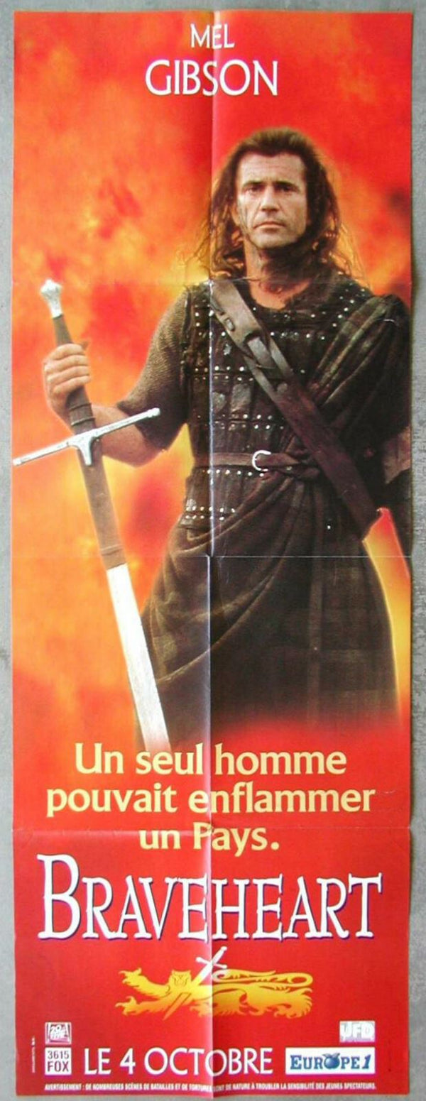 Original Braveheart movie poster