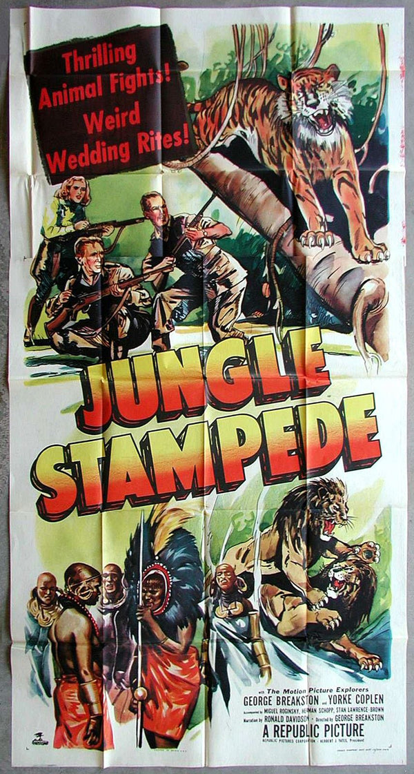 Original Jungle Stampede movie poster