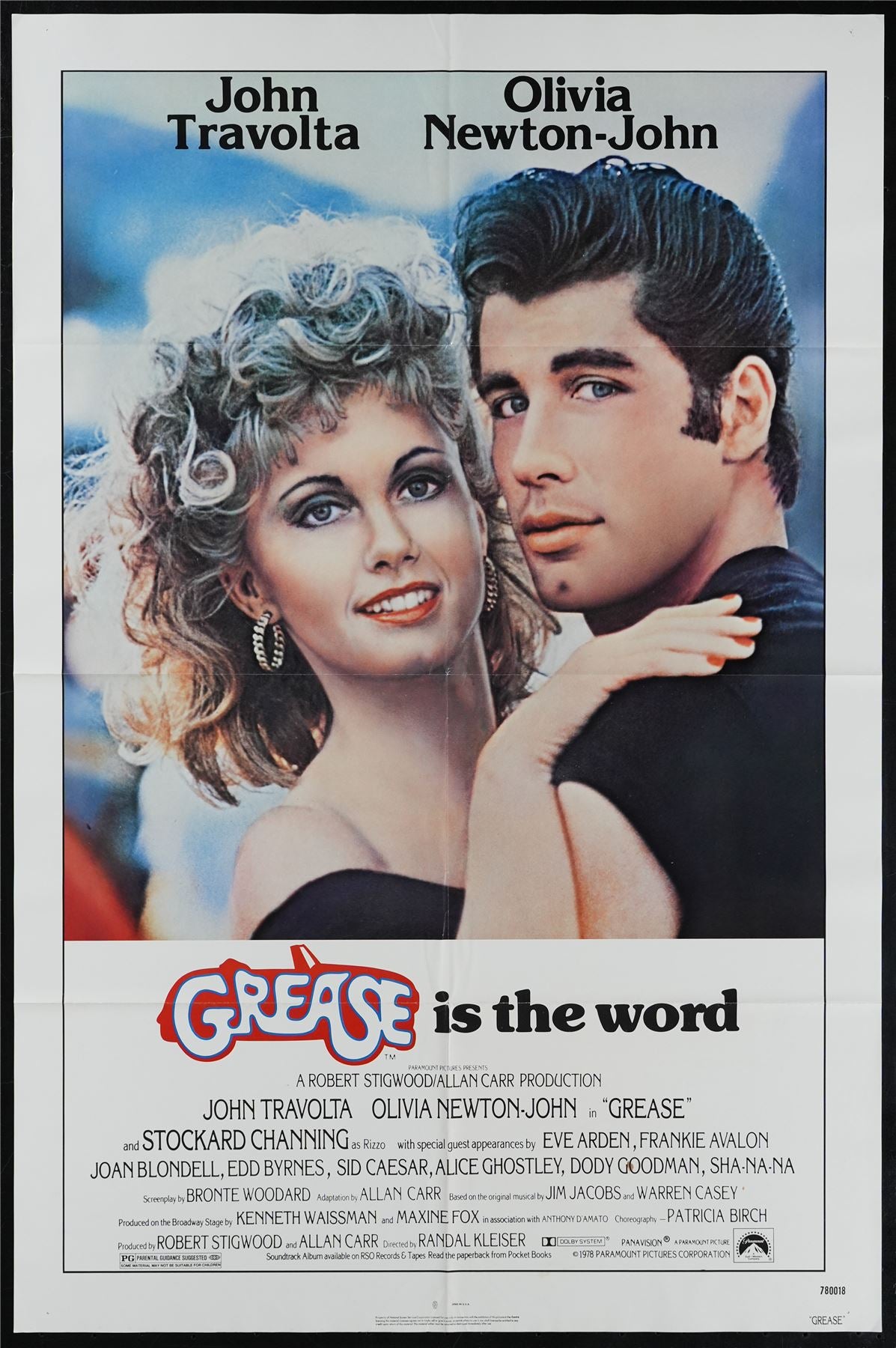 Original Grease movie poster