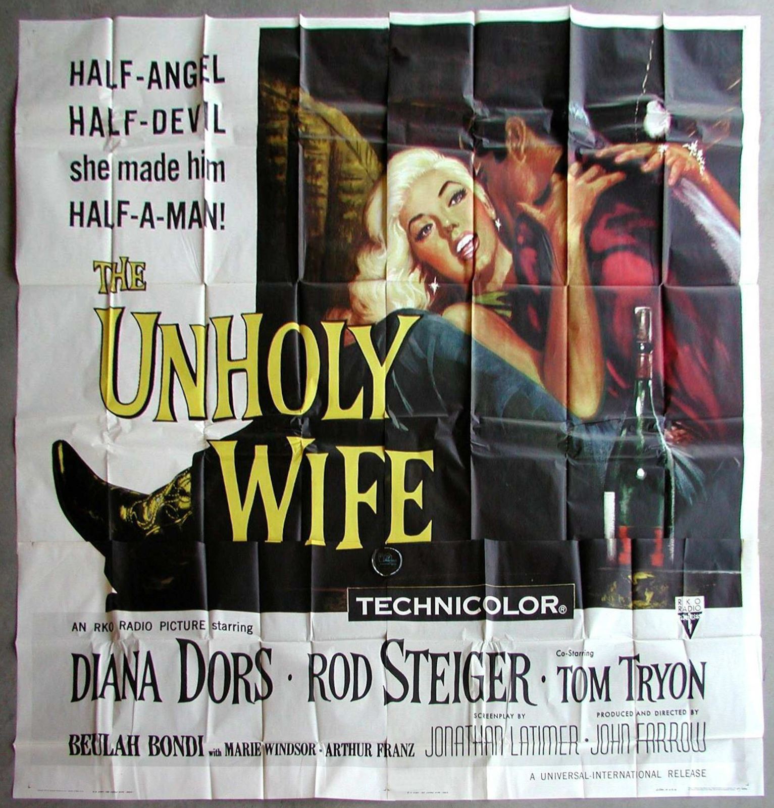 Original The Unholy Wife movie poster