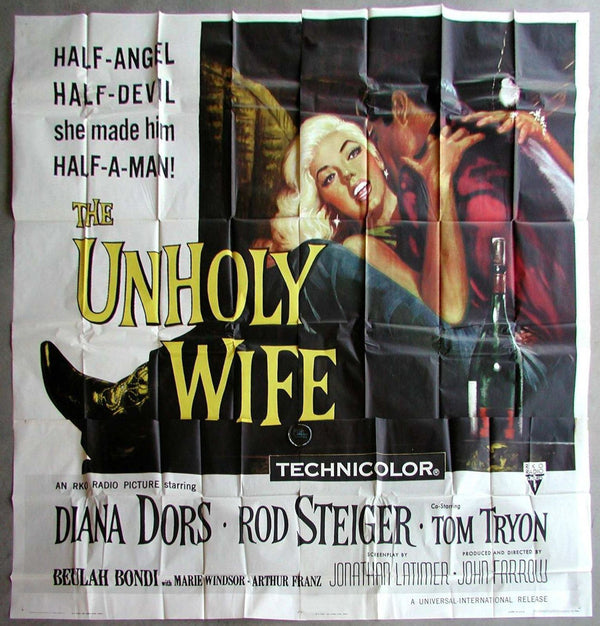 Original The Unholy Wife movie poster