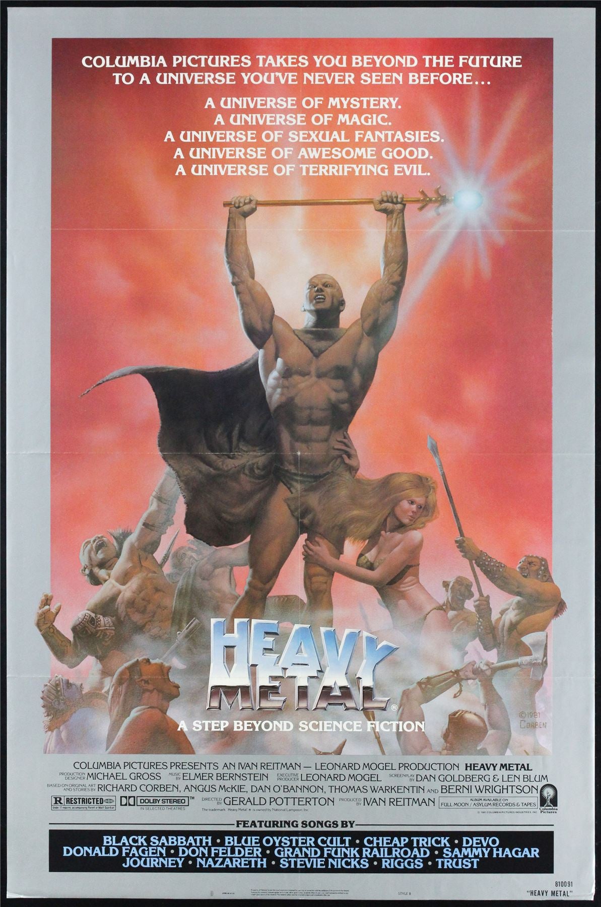 Original Heavy Metal movie poster