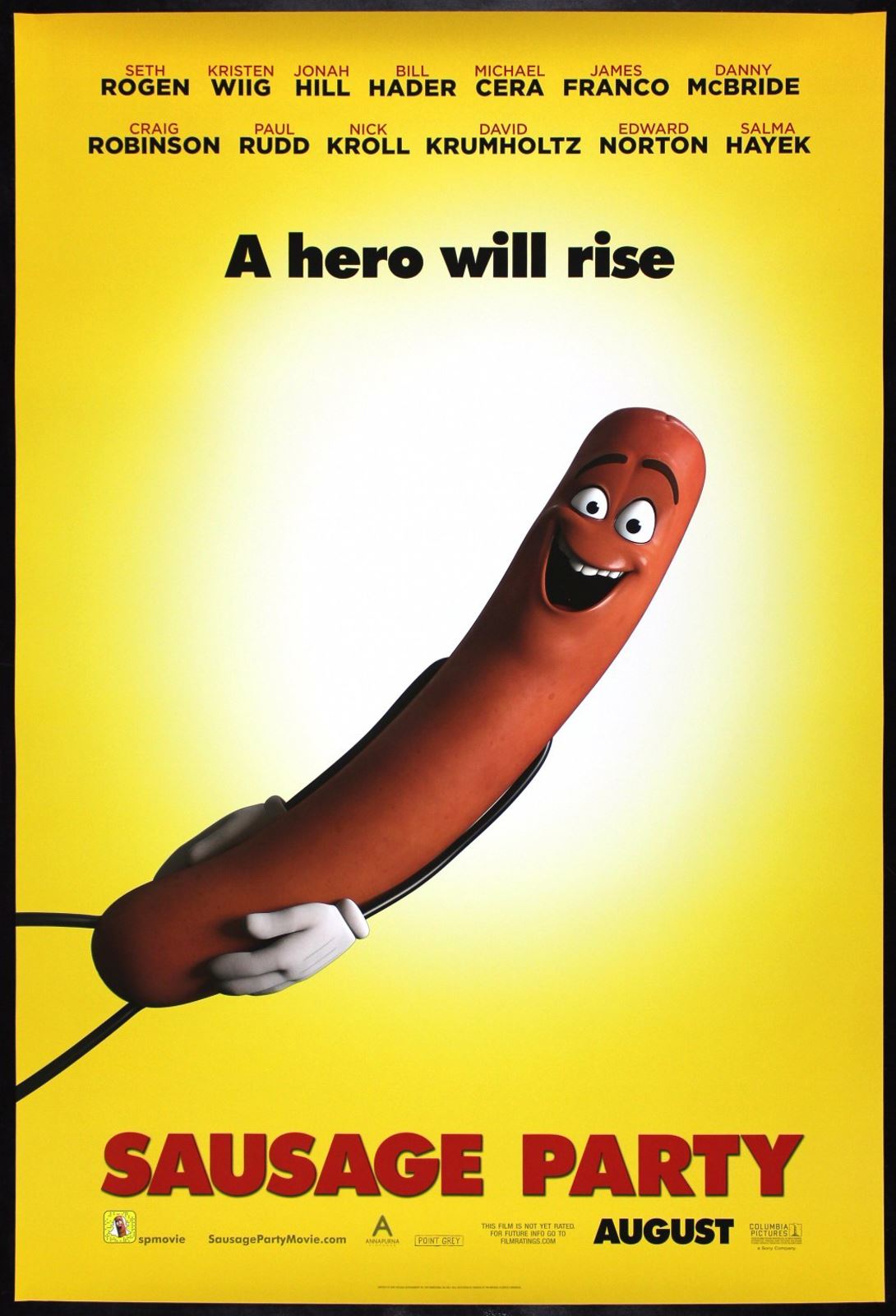Original Sausage Party movie poster