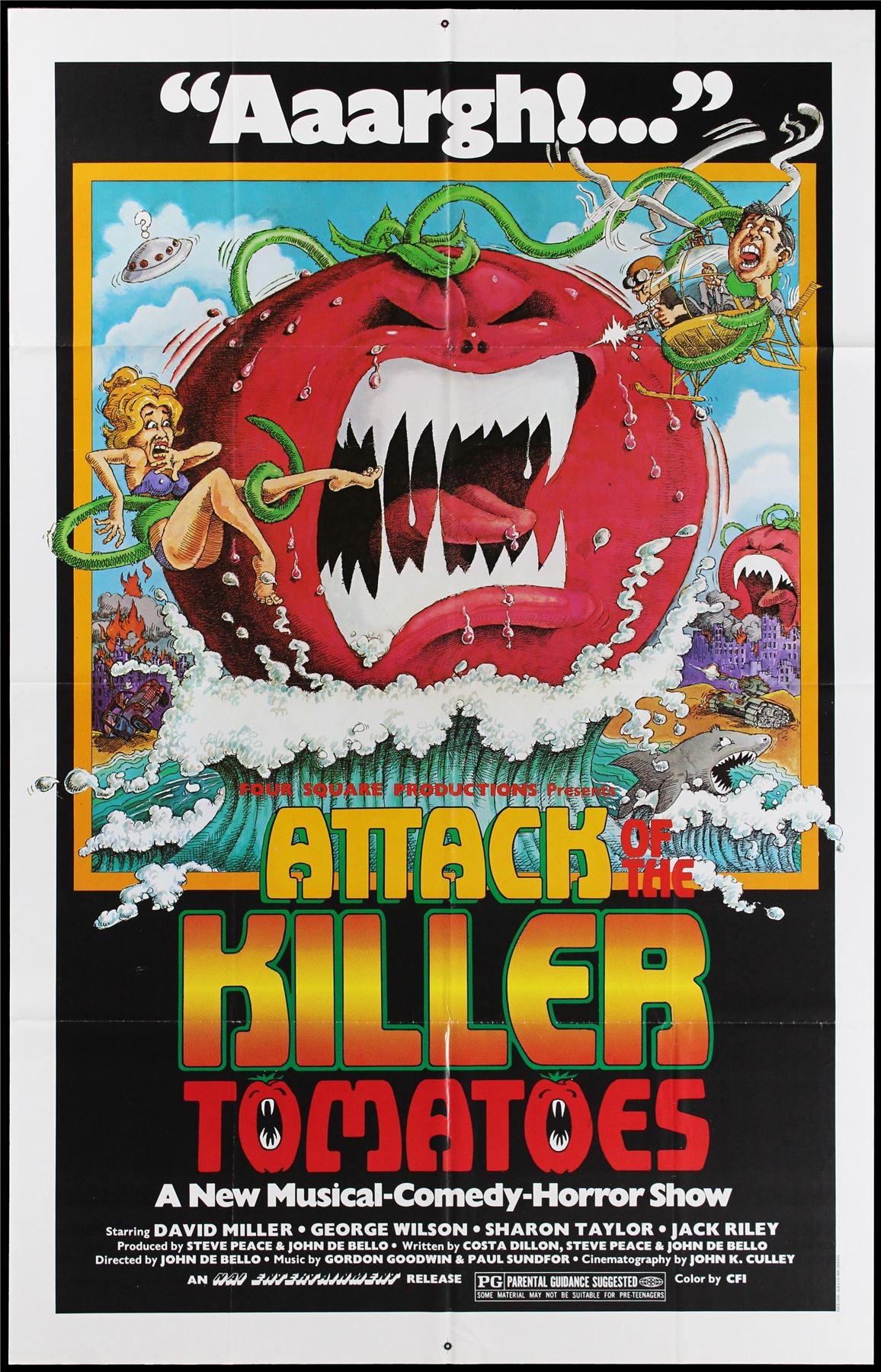 Original Attack of the Killer Tomatoes movie poster