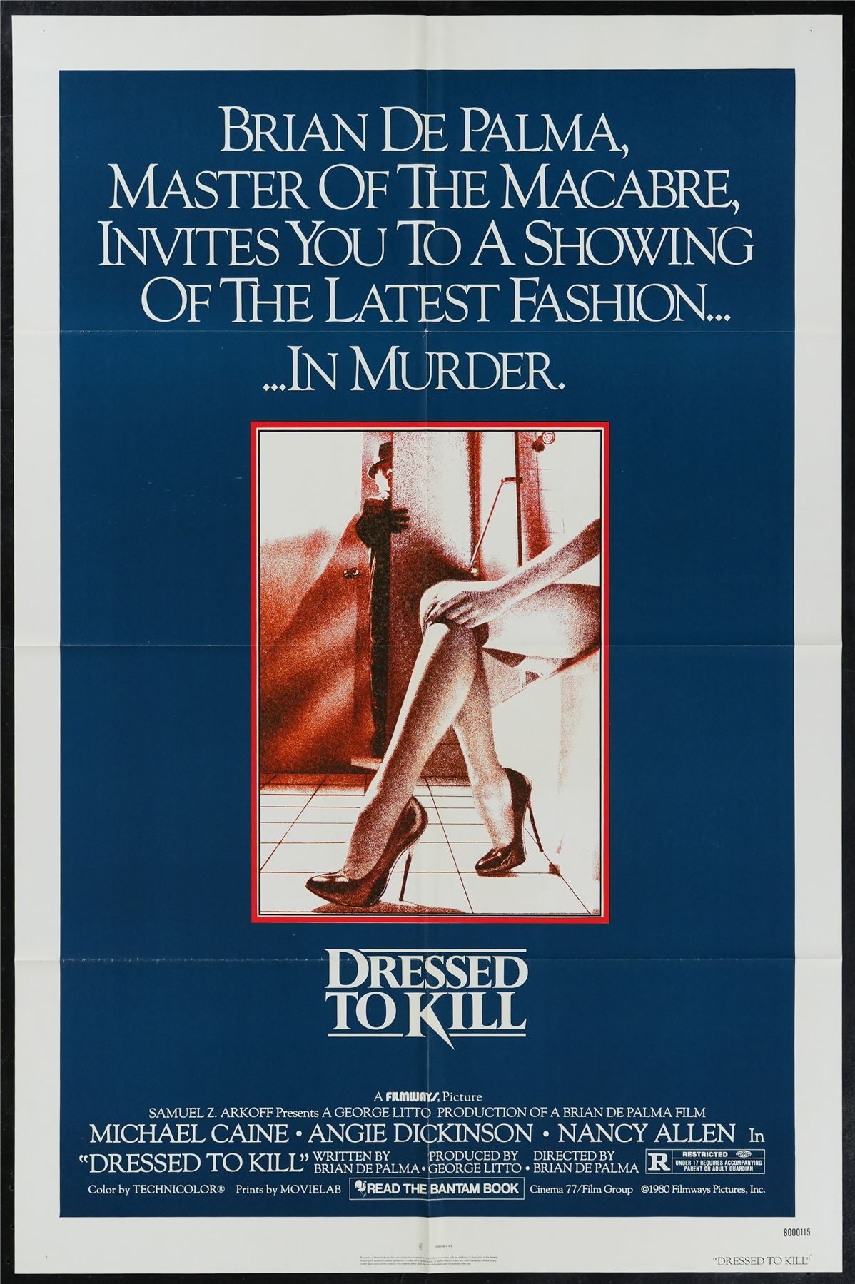 Original Dressed to Kill movie poster