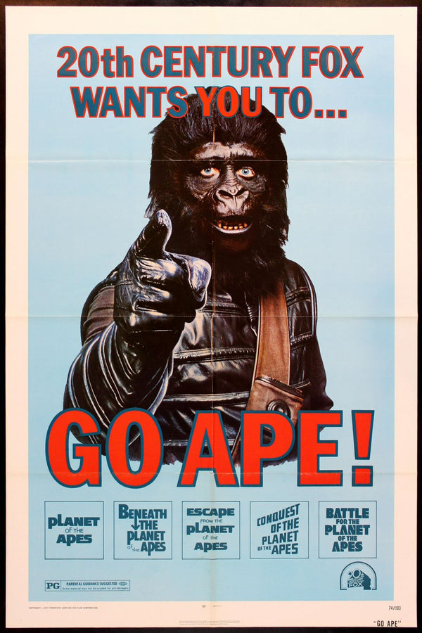 Original Planet of the Apes movie poster