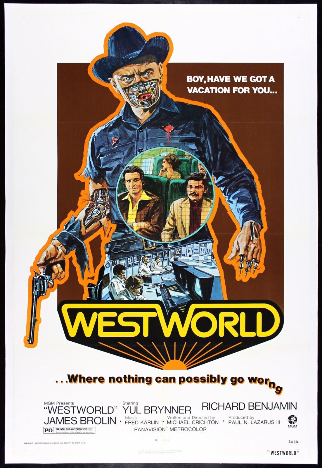 Original Westworld movie poster
