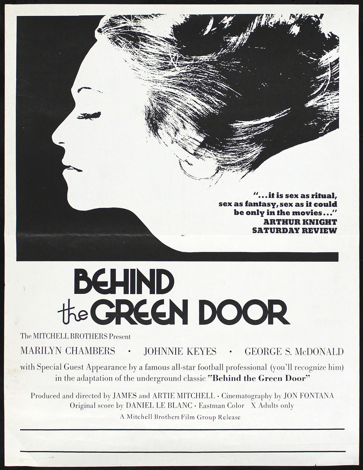 Original Behind the Green Door movie poster