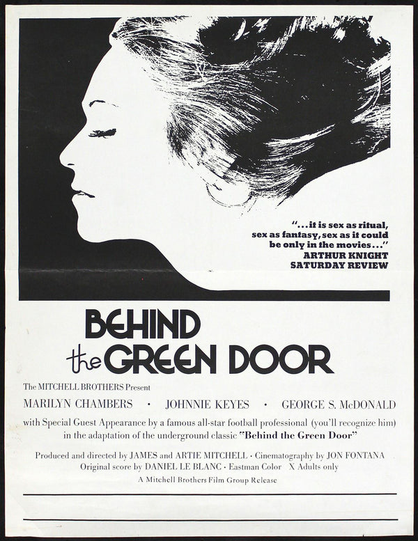 Original Behind the Green Door movie poster