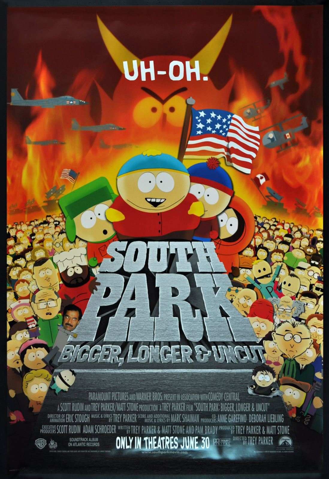Original South Park: Bigger, Longer & Uncut movie poster