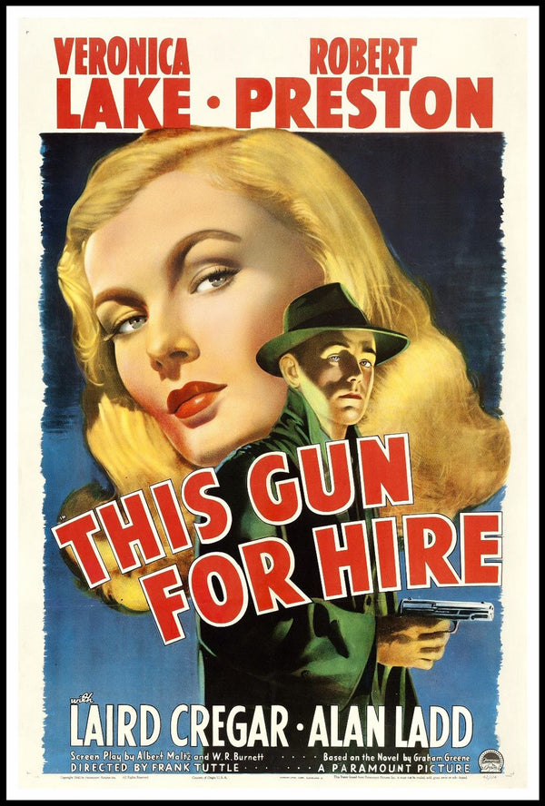 Original This Gun for Hire movie poster